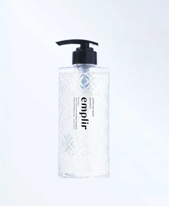 emplir 水光澄果洗髮精 420mL 產品瓶身圖