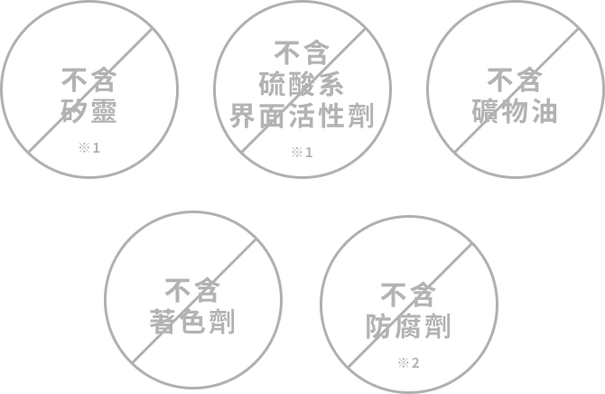 無添加安心配方說明
